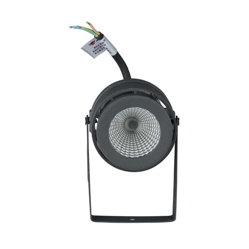 LED Lauko lempa LED/12W/230V 4000K antracitas IP65