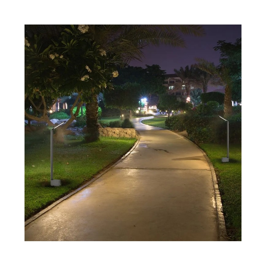 LED Lauko lempa LED/6W/230V IP65 antracitas