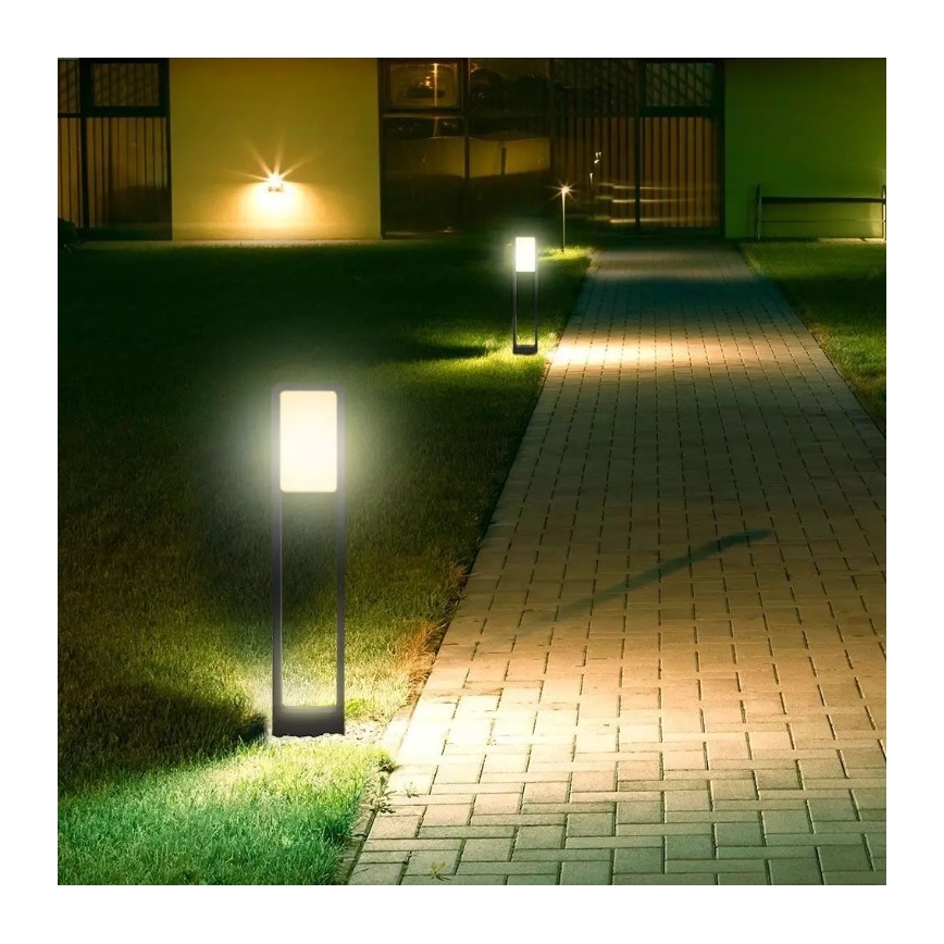 LED Lauko lempa SAMSUNG CHIP LED/10W/230V 3000K IP65 juoda