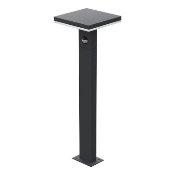 LED Lauko lempa su jutikliu BARI LED/10W/230V 4000K 60 cm IP54 antracitas