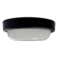 LED lauko lubinis šviestuvas 8 W / 230 V / 4200 K Ø 14 cm IP64 juodas