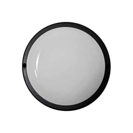 LED lauko lubinis šviestuvas 8 W / 230 V / 4200 K Ø 14 cm IP64 juodas