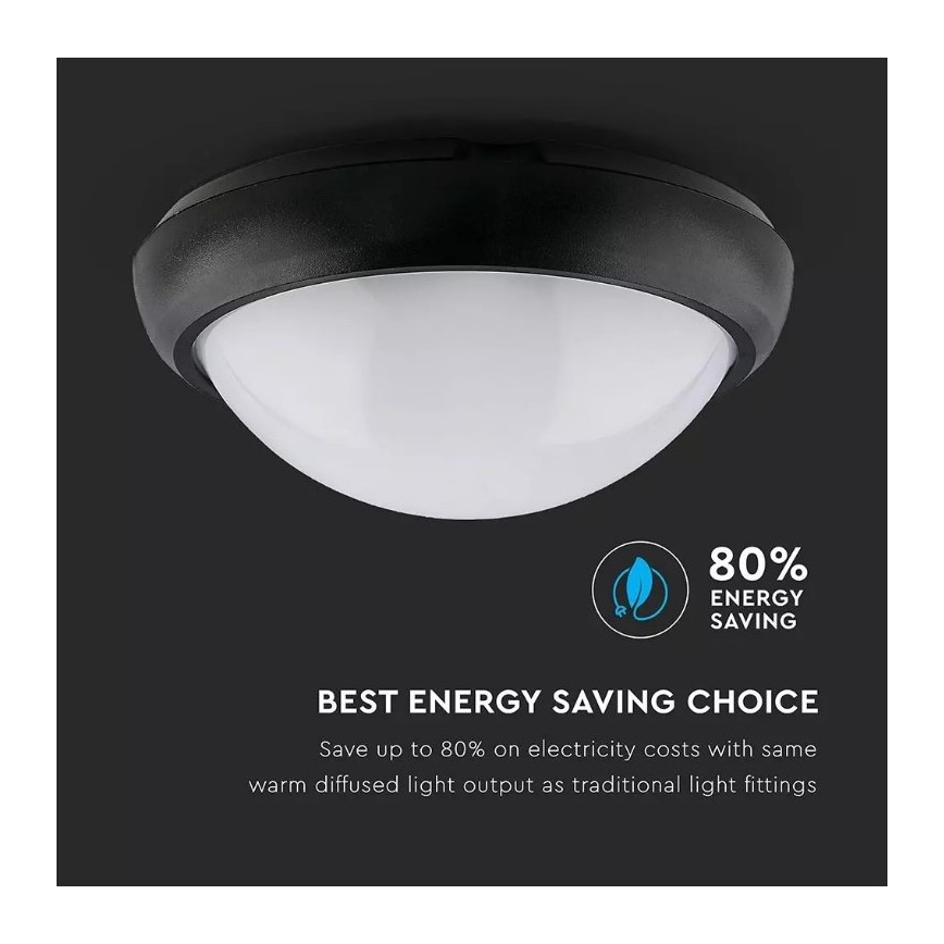 LED Lauko lubinis šviestuvas LED/12W/230V IP54