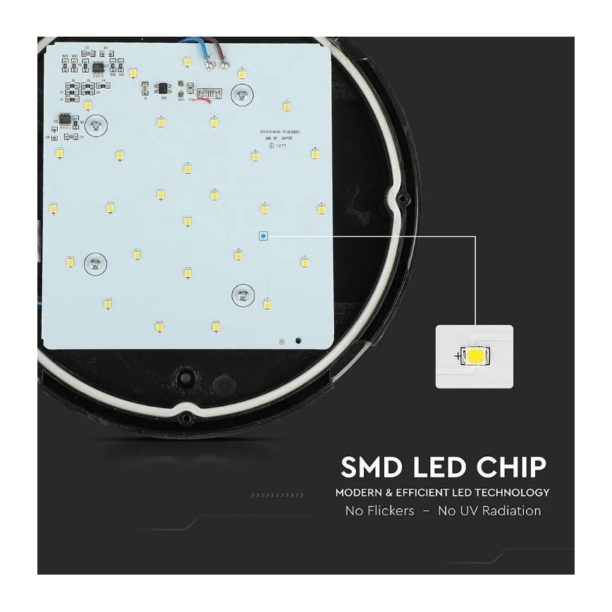 LED Lauko lubinis šviestuvas LED/12W/230V IP54