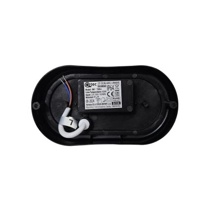 LED lauko lubinis šviestuvas LED/8W/230V 4200K IP64 juoda