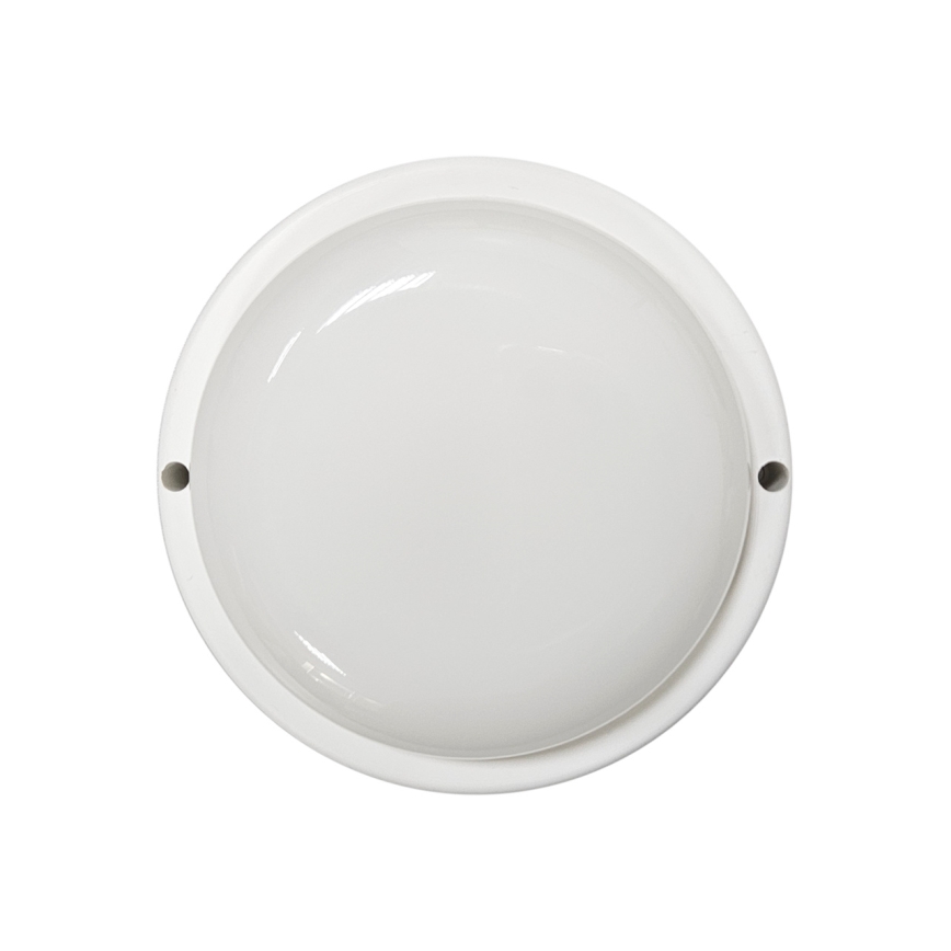 LED lauko lubinis šviestuvas LED/8W/230V 4200K skersmuo 14 cm IP64 baltas