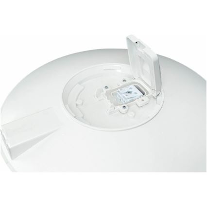 LED lauko lubinis šviestuvas su jutikliu VISTA LED/15W/230V, Ø 26 cm, IP54, baltas