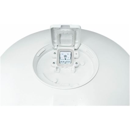 LED lauko lubinis šviestuvas su jutikliu VISTA LED/15W/230V, Ø 26 cm, IP54, baltas