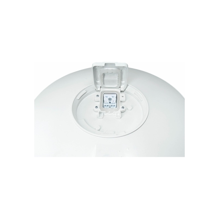 LED lauko lubinis šviestuvas su jutikliu VISTA LED/15W/230V, Ø 26 cm, IP54, baltas