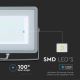 LED prožektorius SAMSUNG CHIP LED/100W/230V 4000K IP65 pilka