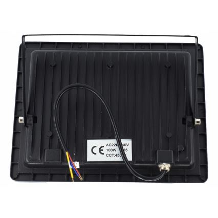 LED lauko prožektorius LED/100W/230V 4500K IP65 juodas