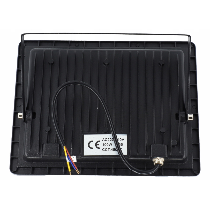 LED lauko prožektorius LED/100W/230V 4500K IP65 juodas