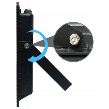 LED lauko prožektorius LED/100W/230V 4500K IP65 juodas