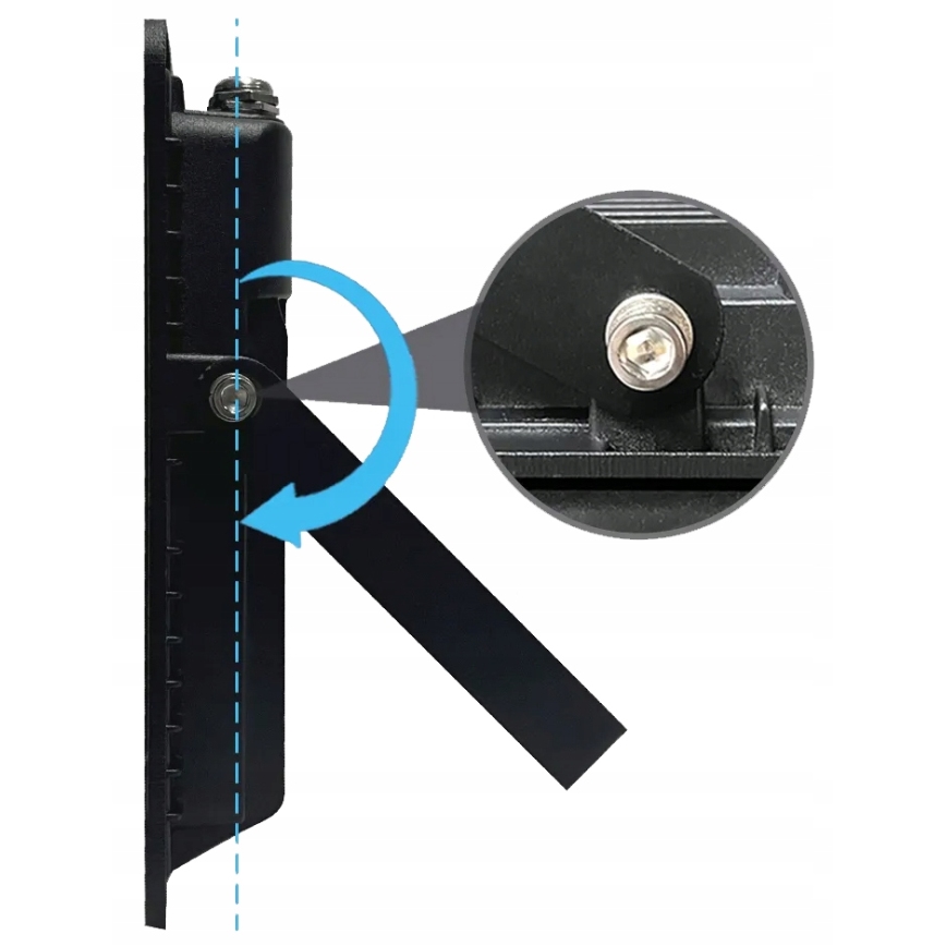 LED lauko prožektorius LED/100W/230V 4500K IP65 juodas