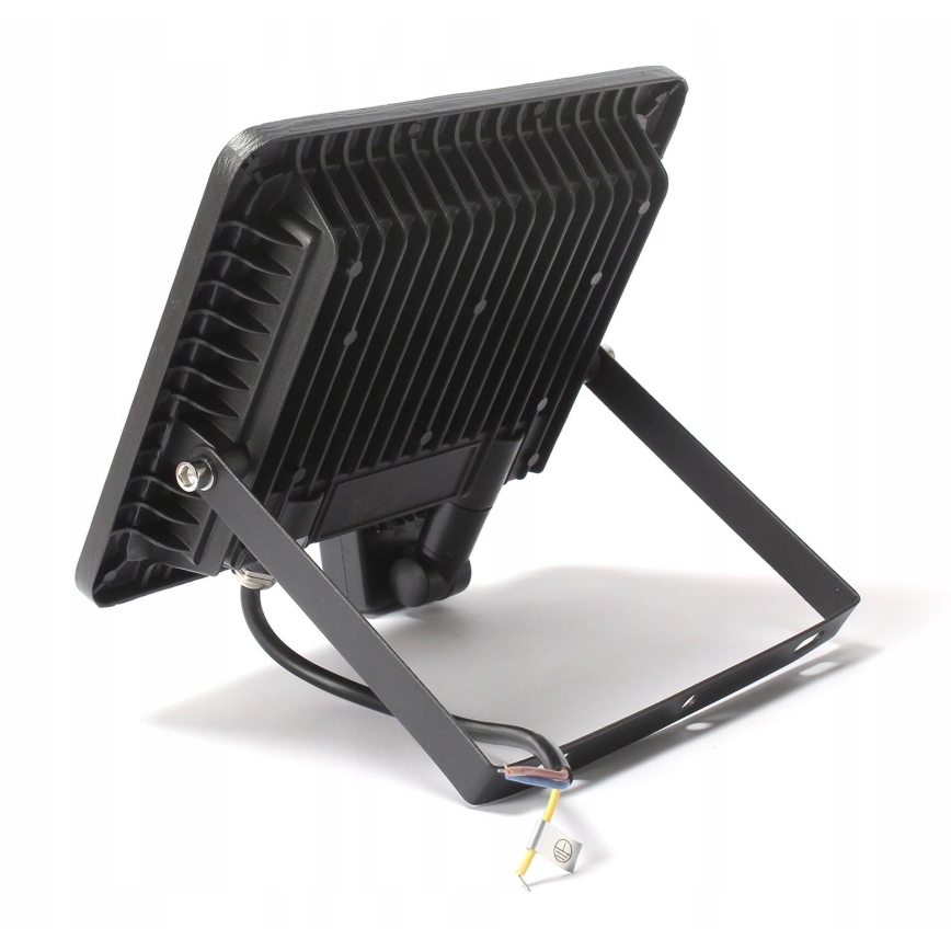 LED lauko prožektorius su judesio ir sutemos jutikliu LED/100W/230V 4500K IP65 juodas