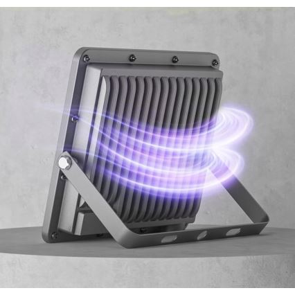 LED Lauko prožektorius LED/100W/230V 4500K IP65 pilkas