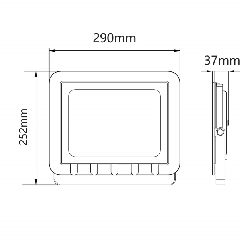 LED Lauko prožektorius LED/100W/230V 6500K IP65