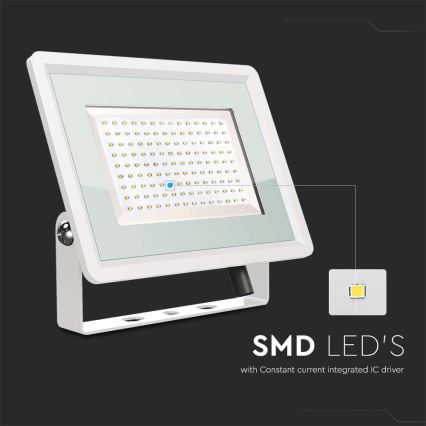 LED lauko prožektorius LED/200W/230V 4000K IP65 balta