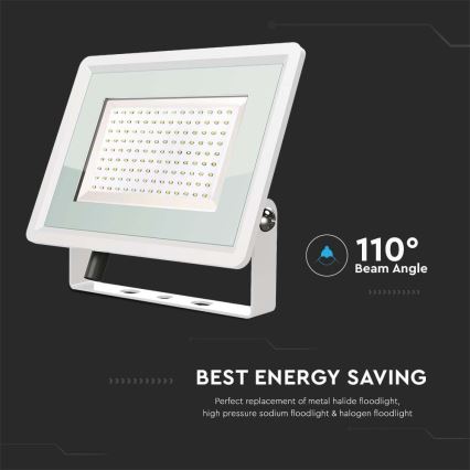 LED lauko prožektorius LED/200W/230V 4000K IP65 balta