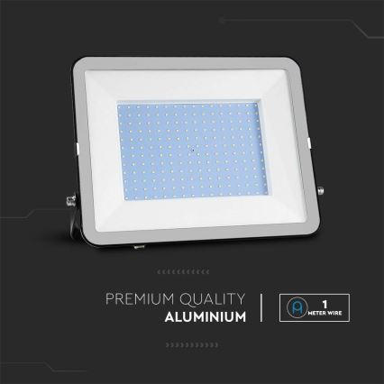 LED lauko prožektorius SAMSUNG CHIP LED/200W/230V 4000K IP65 juoda