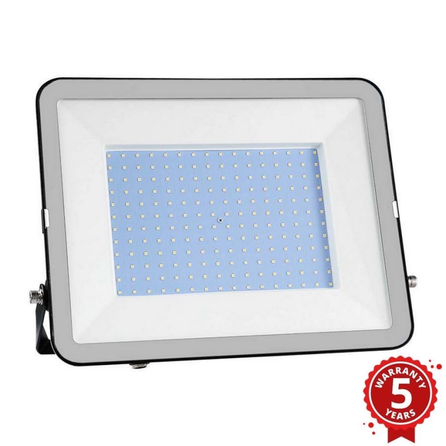 LED lauko prožektorius SAMSUNG CHIP LED/200W/230V 4000K IP65 juoda