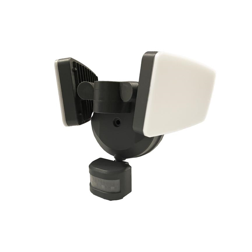LED Lauko prožektorius su jutikliu LED/24W/230V 3000/4000/6000K IP54 antracitas