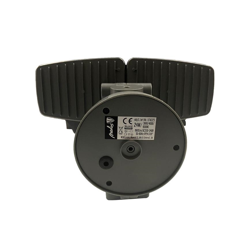 LED Lauko prožektorius su jutikliu LED/24W/230V 3000/4000/6000K IP54 antracitas
