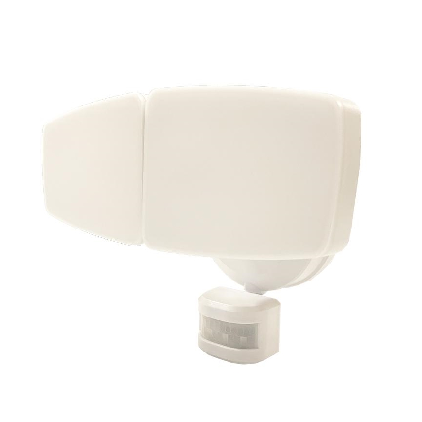 LED Lauko prožektorius su jutikliu LED/24W/230V 3000/4000/6000K IP54 balta