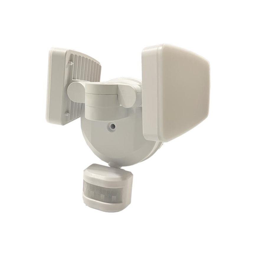 LED Lauko prožektorius su jutikliu LED/24W/230V 3000/4000/6000K IP54 balta
