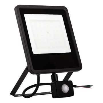 LED Lauko prožektorius su jutikliu LED/30W/230V 4000K IP65 juoda