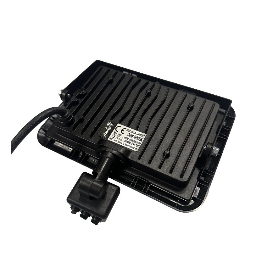 LED Lauko prožektorius su jutikliu LED/50W/230V 4000K IP44 juoda