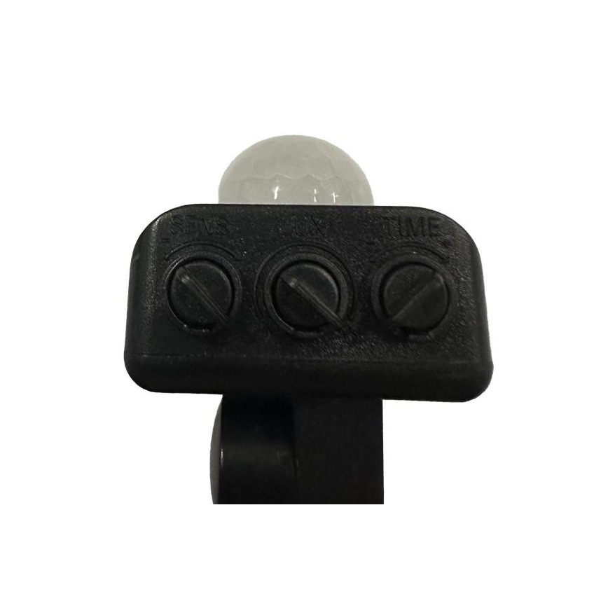 LED Lauko prožektorius su jutikliu LED/50W/230V 4000K IP44 juoda