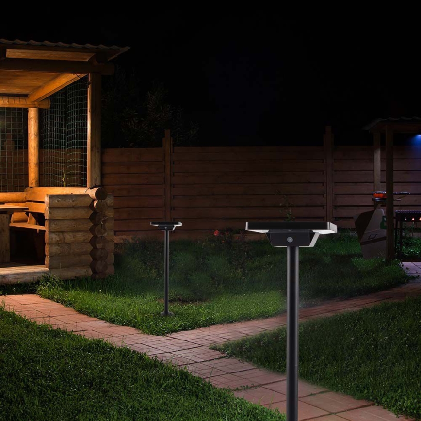 LED Lauko saulės energijos lempa 2in1 LED/2W/3,7V IP65 3000/4000/6500K 2600 mAh