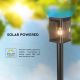 LED Lauko saulės energijos lempa su jutikliu LED/2,5W/3,7V 3000K IP54 juoda