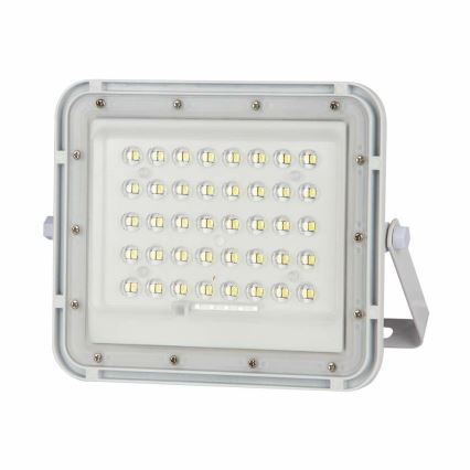 LED Lauko šviesos reguliavimas saulės Prožektoriaus šviestuvas LED/10W/3,2V IP65 4000K balta + nuotolinio valdymo pultas