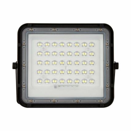 LED Lauko šviesos reguliavimas saulės Prožektoriaus šviestuvas LED/10W/3,2V IP65 4000K juoda + nuotolinio valdymo pultas