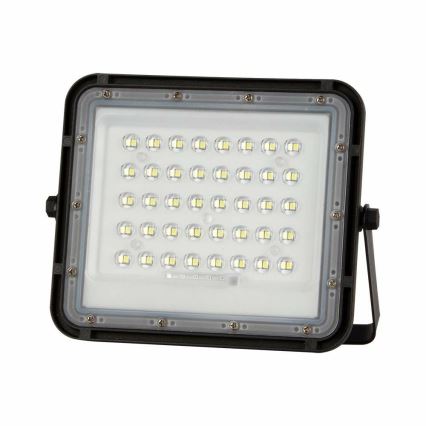 LED Lauko šviesos reguliavimas saulės Prožektoriaus šviestuvas LED/10W/3,2V IP65 4000K juoda + nuotolinio valdymo pultas