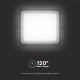 LED Lauko šviesos reguliavimas saulės Prožektoriaus šviestuvas LED/10W/3,2V IP65 6400K juoda + nuotolinio valdymo pultas