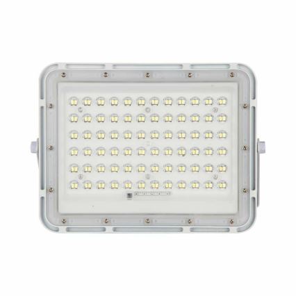 LED Lauko šviesos reguliavimas saulės Prožektoriaus šviestuvas LED/15W/3,2V IP65 6400K balta + nuotolinio valdymo pultas