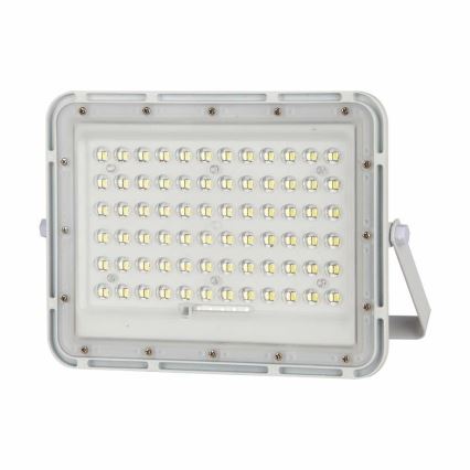 LED Lauko šviesos reguliavimas saulės Prožektoriaus šviestuvas LED/15W/3,2V IP65 6400K balta + nuotolinio valdymo pultas