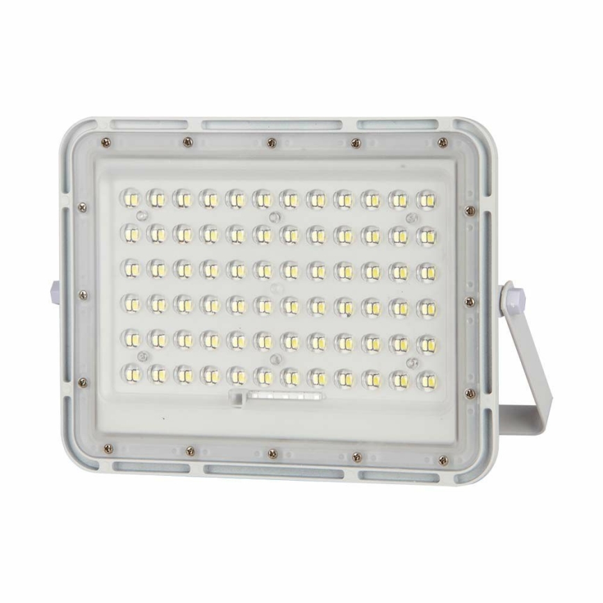 LED Lauko šviesos reguliavimas saulės Prožektoriaus šviestuvas LED/15W/3,2V IP65 6400K balta + nuotolinio valdymo pultas
