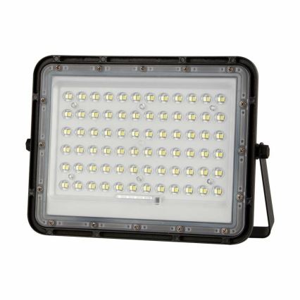 LED Lauko šviesos reguliavimas saulės Prožektoriaus šviestuvas LED/15W/3,2V IP65 6400K juoda + nuotolinio valdymo pultas