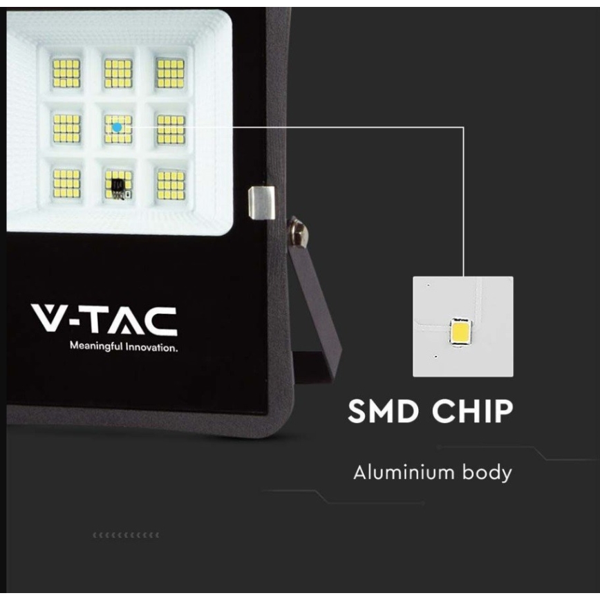 LED Lauko saulės Prožektoriaus šviestuvas LED/6W/3,2V 6400K IP65 + nuotolinio valdymo pultas