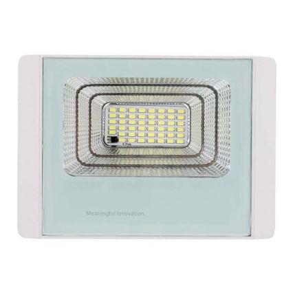 LED Lauko saulės prožektorius LED/12W/3,2V IP65 4000K + nuotolinio valdymo pultas