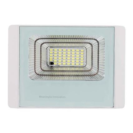 LED Lauko saulės prožektorius LED/12W/3,2V IP65 4000K + nuotolinio valdymo pultas