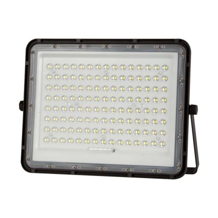 LED Lauko saulės prožektorius LED/200W/3,2V 4000K juoda IP65 + nuotolinio valdymo pultas