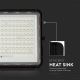 LED Lauko saulės prožektorius LED/200W/3,2V 4000K juoda IP65 + nuotolinio valdymo pultas