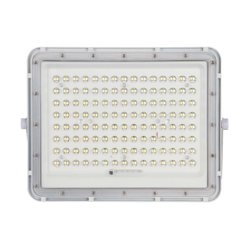 LED Lauko saulės prožektorius LED/20W/3,2V 6400K balta IP65 + nuotolinio valdymo pultas