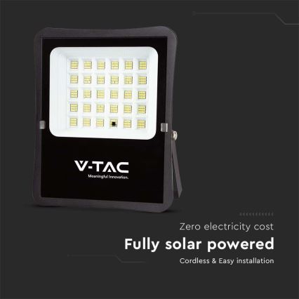 LED Lauko saulės prožektorius LED/20W/3,2V 6400K IP65 15000 mAh + nuotolinio valdymo pultas