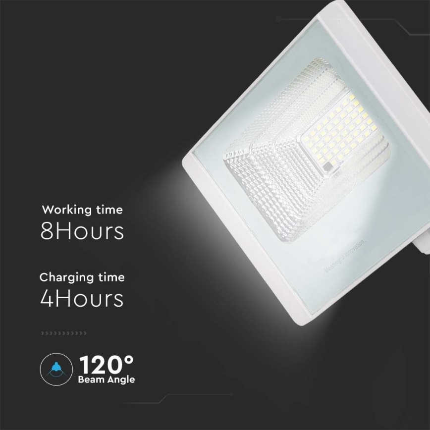 LED Lauko saulės prožektorius LED/20W/3,2V IP65 6400K + nuotolinio valdymo pultas